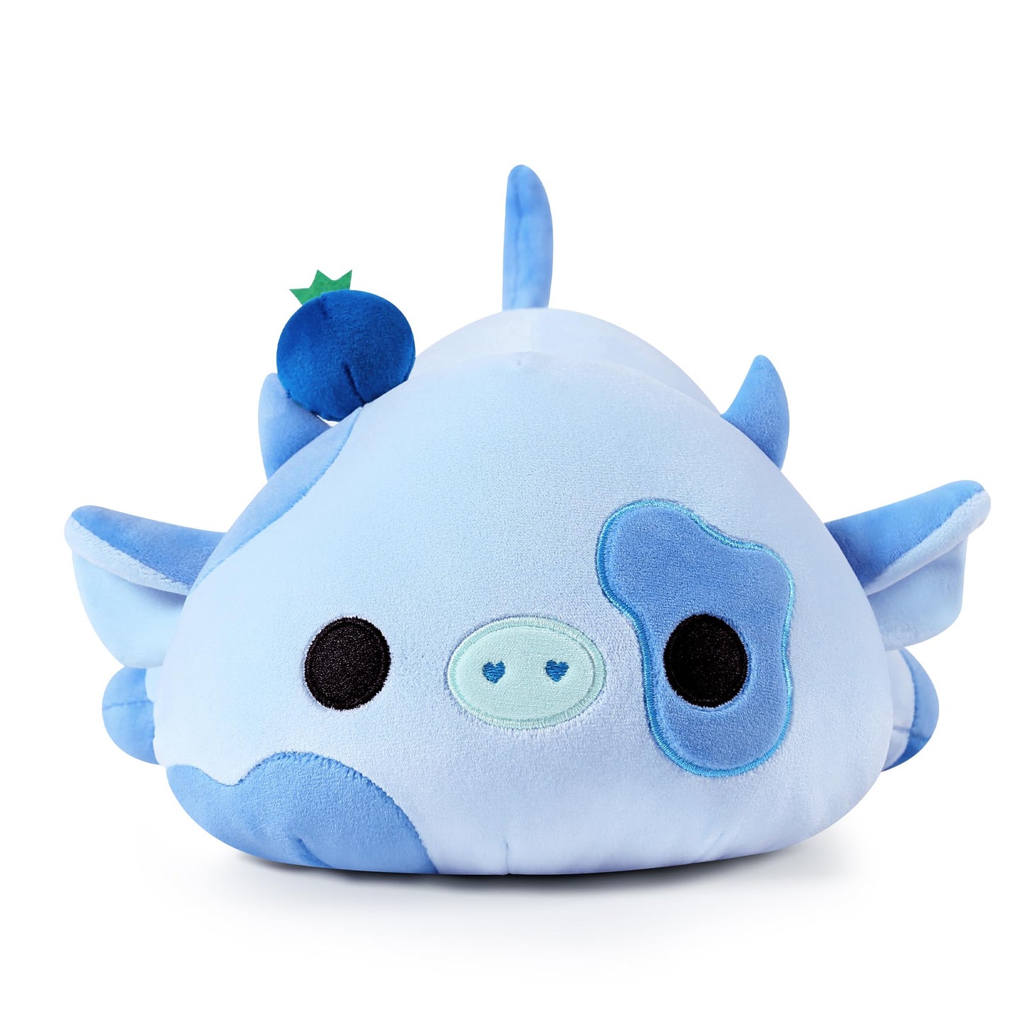 Onsoyours Blueberry Cow Plushie – 12" Soft Plush Pillow for Kids