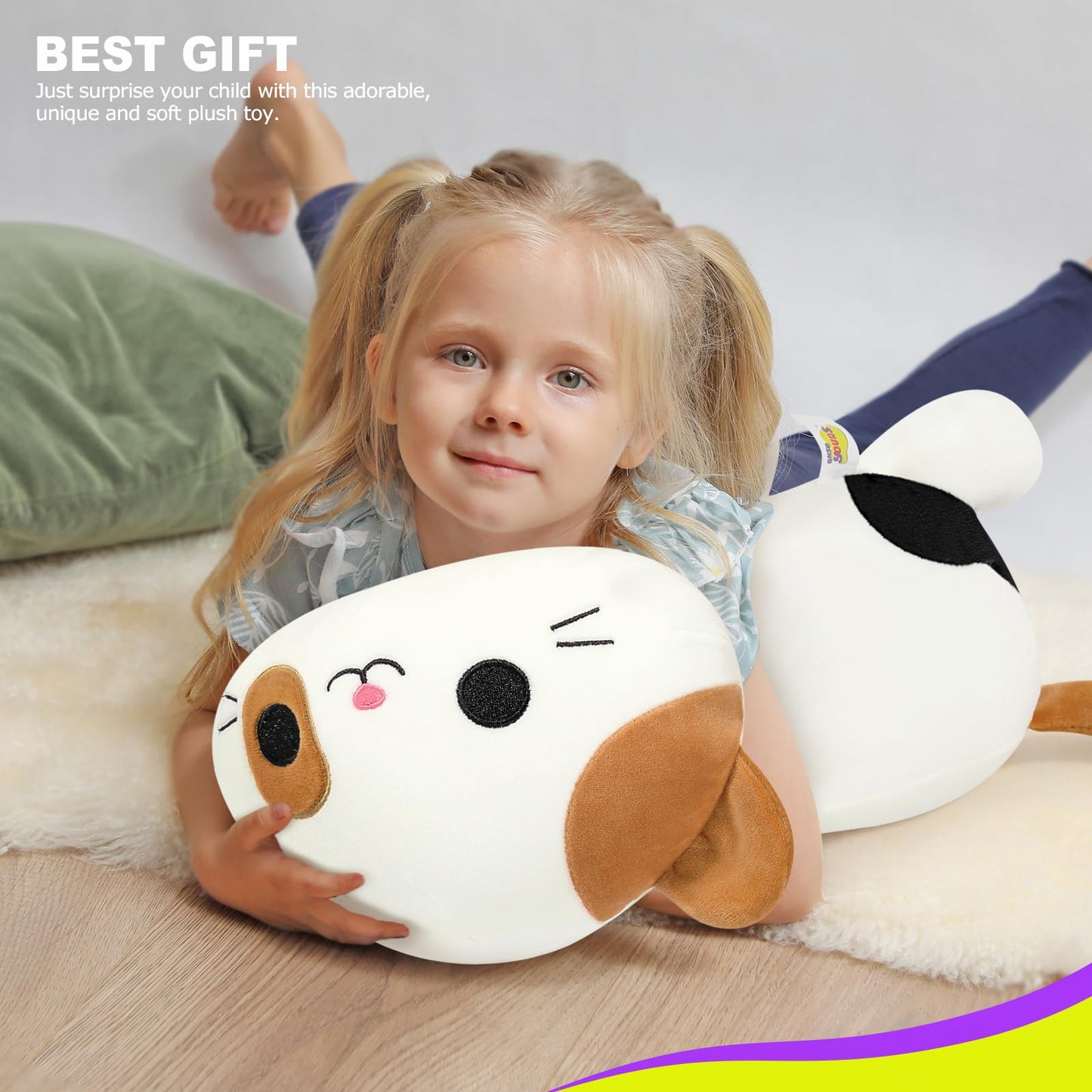 Onsoyours Original Calico Cat Plush - 20 Inch Kitty Plush Toy