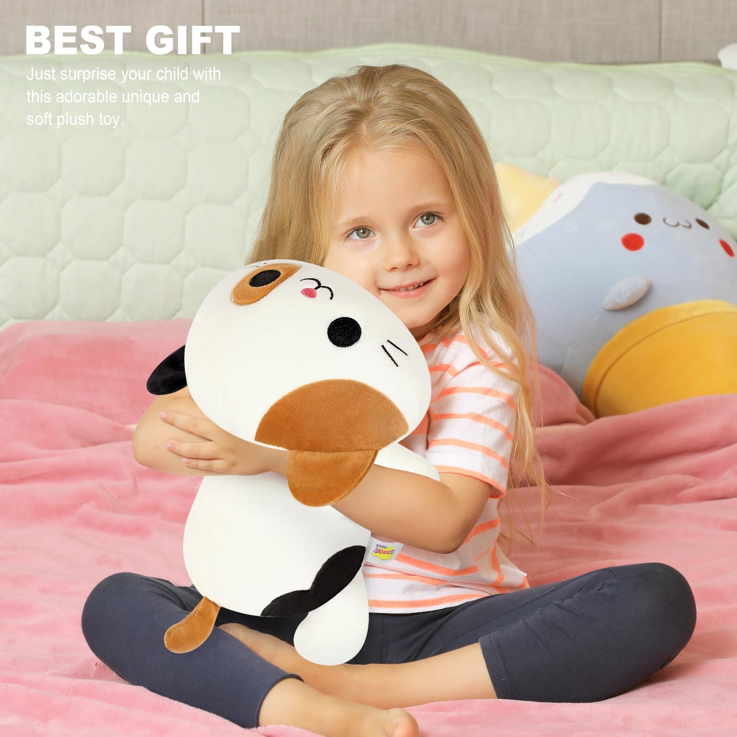 Onsoyours Original Calico Cat Plush 13-Inch Kitty Plushie – Soft Pillow & Gift