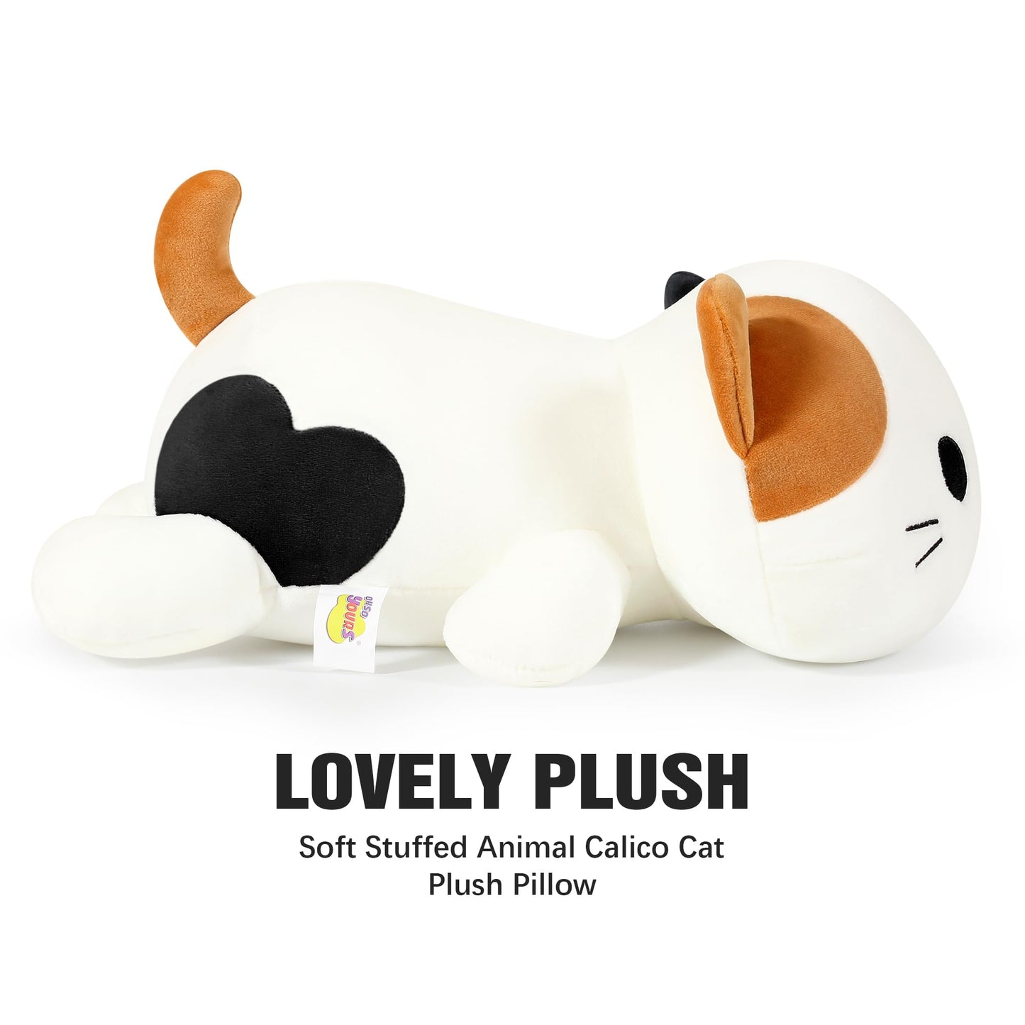 Onsoyours Original Calico Cat Plush 13-Inch Kitty Plushie – Soft Pillow & Gift