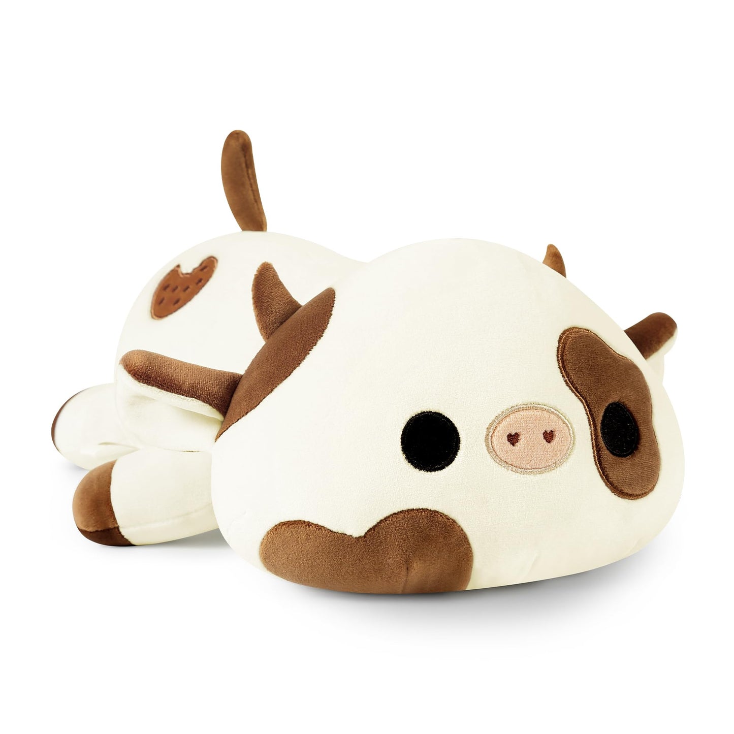 Onsoyours Cute Cow Plushie - 12-Inch Cookies Cow Squishy Plush Toy Pillow