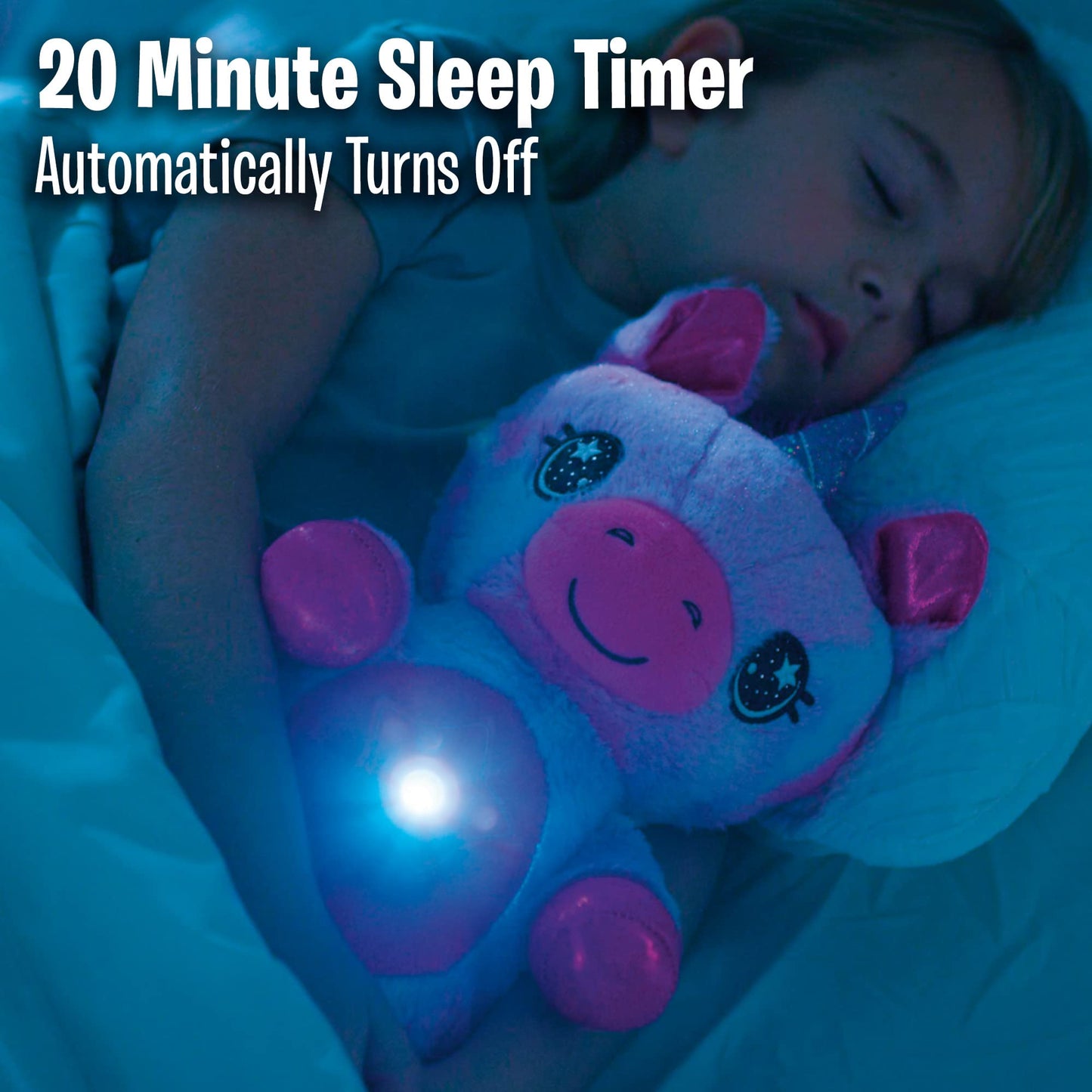 Ontel Star Belly Dream Lites Unicorn Night Light — Glowing Stars & Six Color Modes