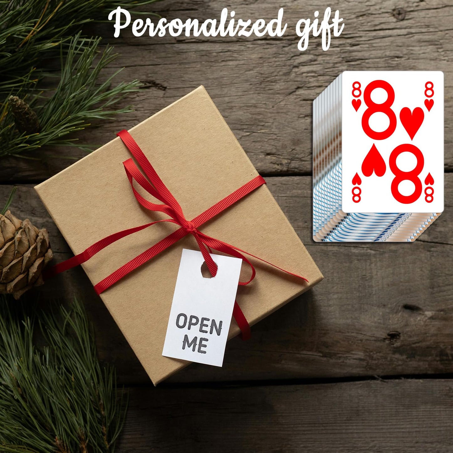 ooelyy 2 Pack Elite Low Vision Playing Cards – Large Print Decks for Visually Impaired & Seniors