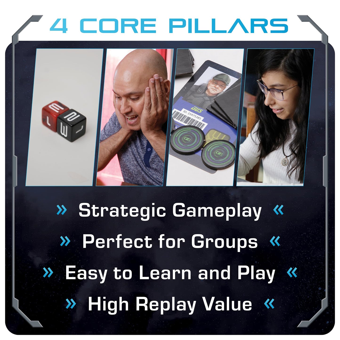 OOMM Games No Escape Board Game | Dynamic Space Maze Strategy for 2–8 Players