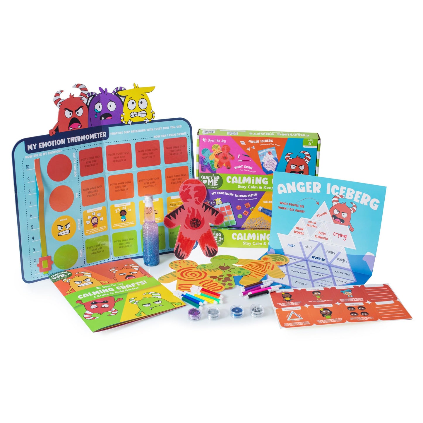Open The Joy Calming Crafts Kit for Kids – Mindfulness & Sensory Play