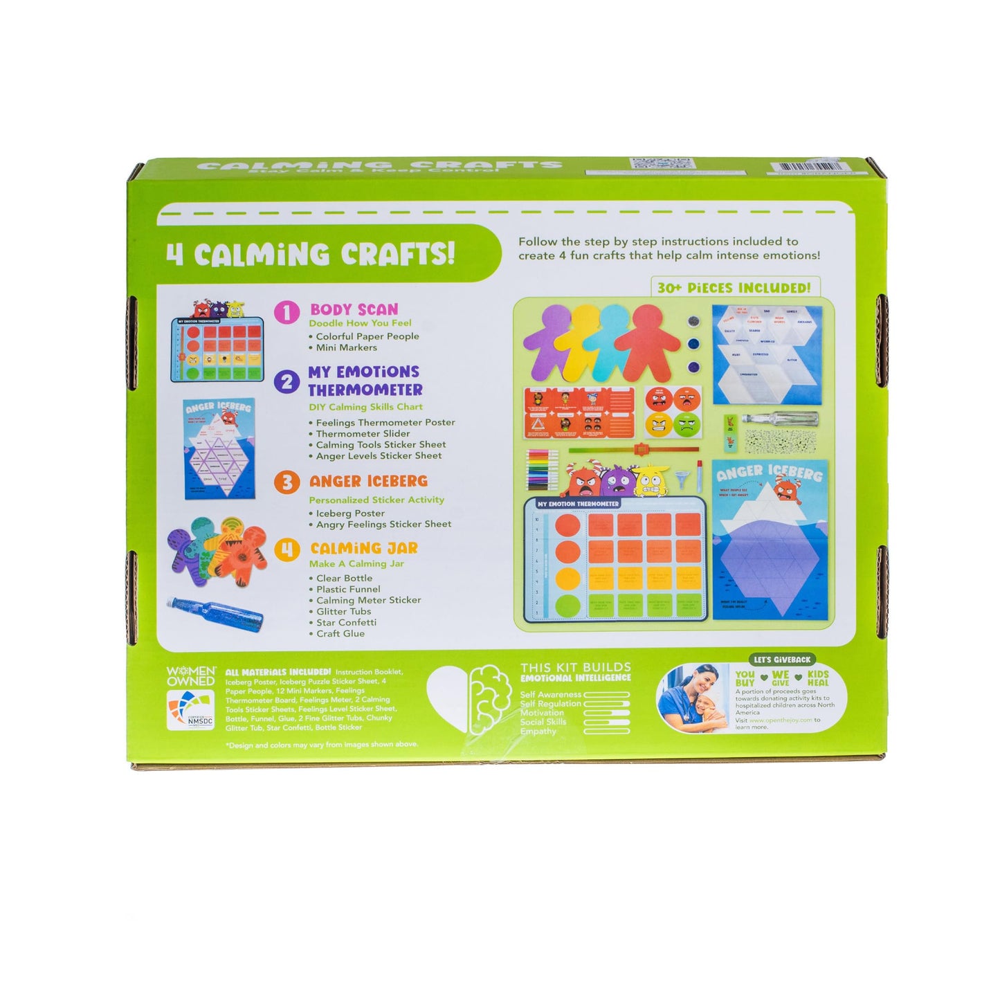 Open The Joy Calming Crafts Kit for Kids – Mindfulness & Sensory Play