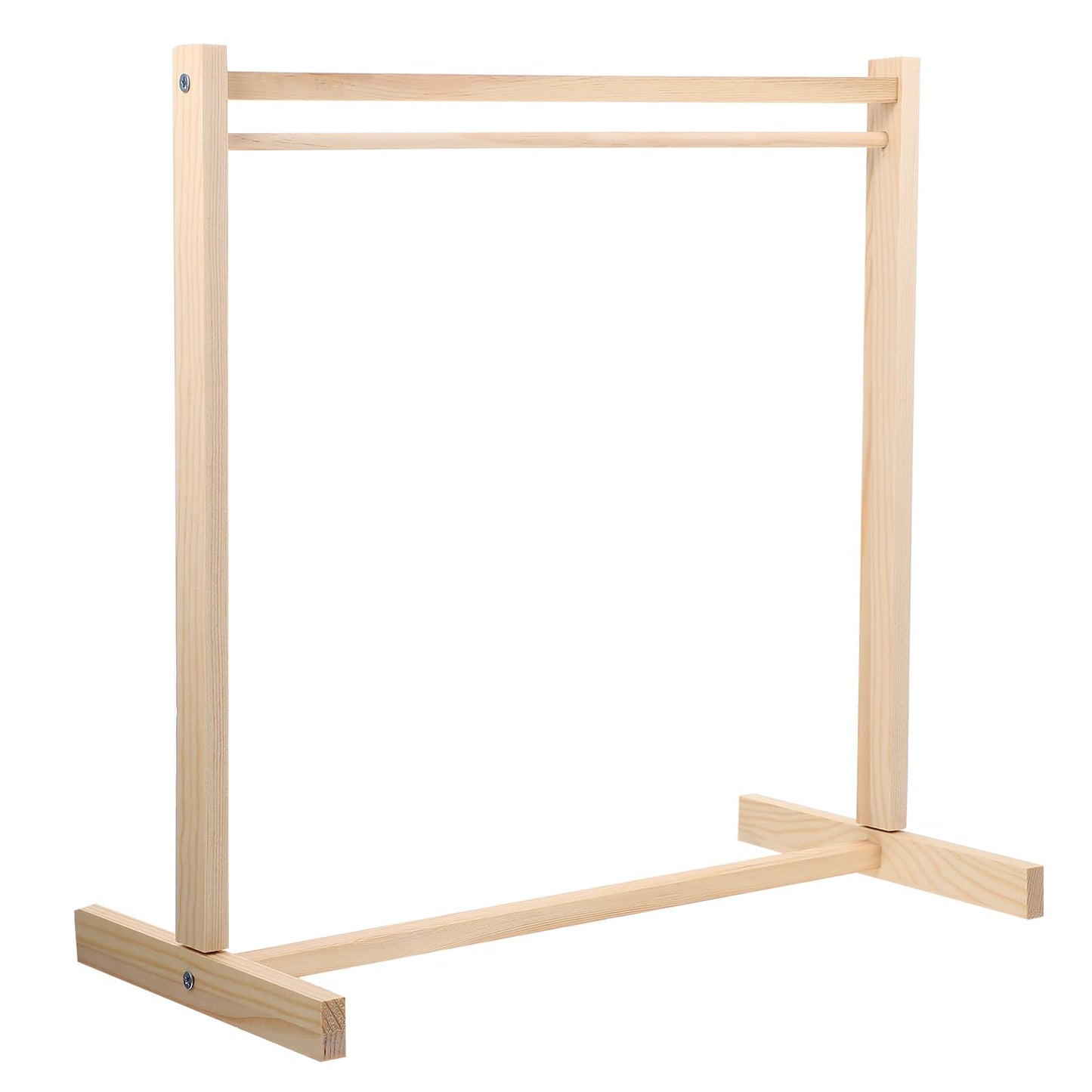 Operitacx Wooden Doll Dress Rack 40cm – Mini Clothes Hanger for Dollhouse Display