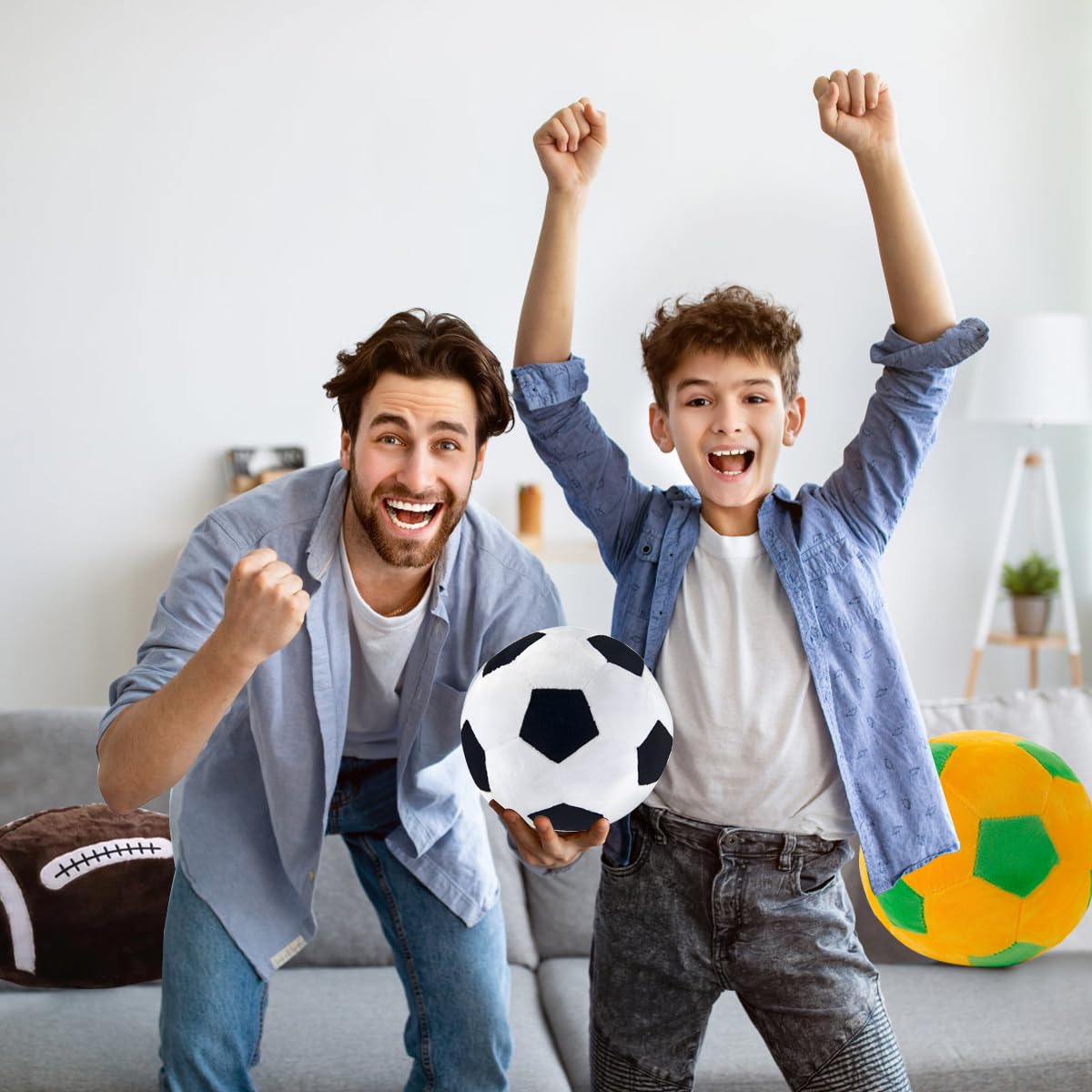 OPHRBU Baseball Plush Pillow — 14-Inch Soft Throw Pillow for Kids & Sports Decor