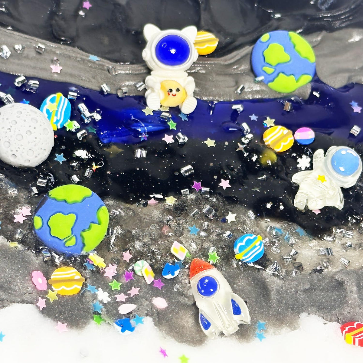 OPLDYRK 7 Pack Galaxy Slime Kits – Butter, Cloud & Crunchy Slime for Kids Aged 8-12