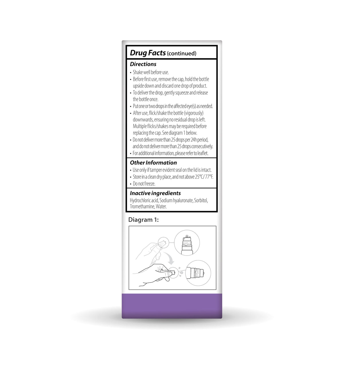 OPTASE Dry Eye Intense Drops – Preservative-Free, Multidose (Step 3 Hydrate) .33 oz | 300 Doses