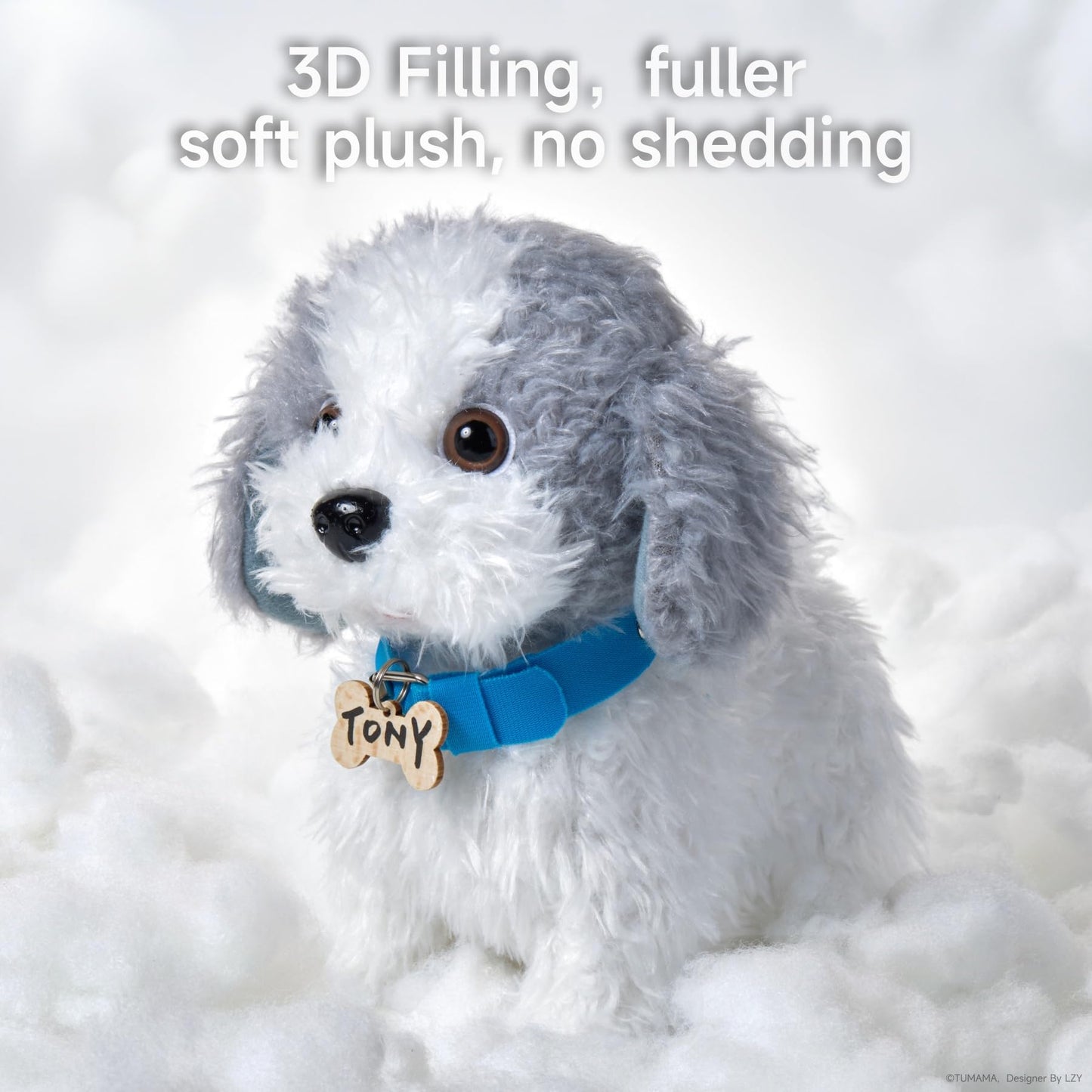OR OR TU Walking Barking Toy Dog with Remote Control Leash – Plush Interactive Pet for Kids 3+