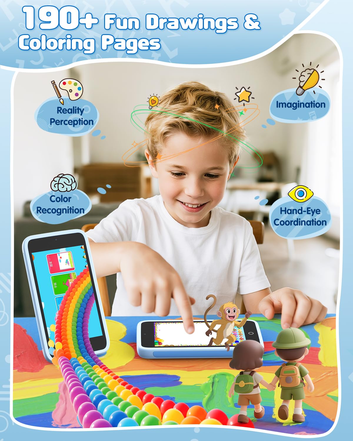 Orantronx Kids Smart Phone 8GB — 3.97-inch Touchscreen, 200+ Games, Dual Camera