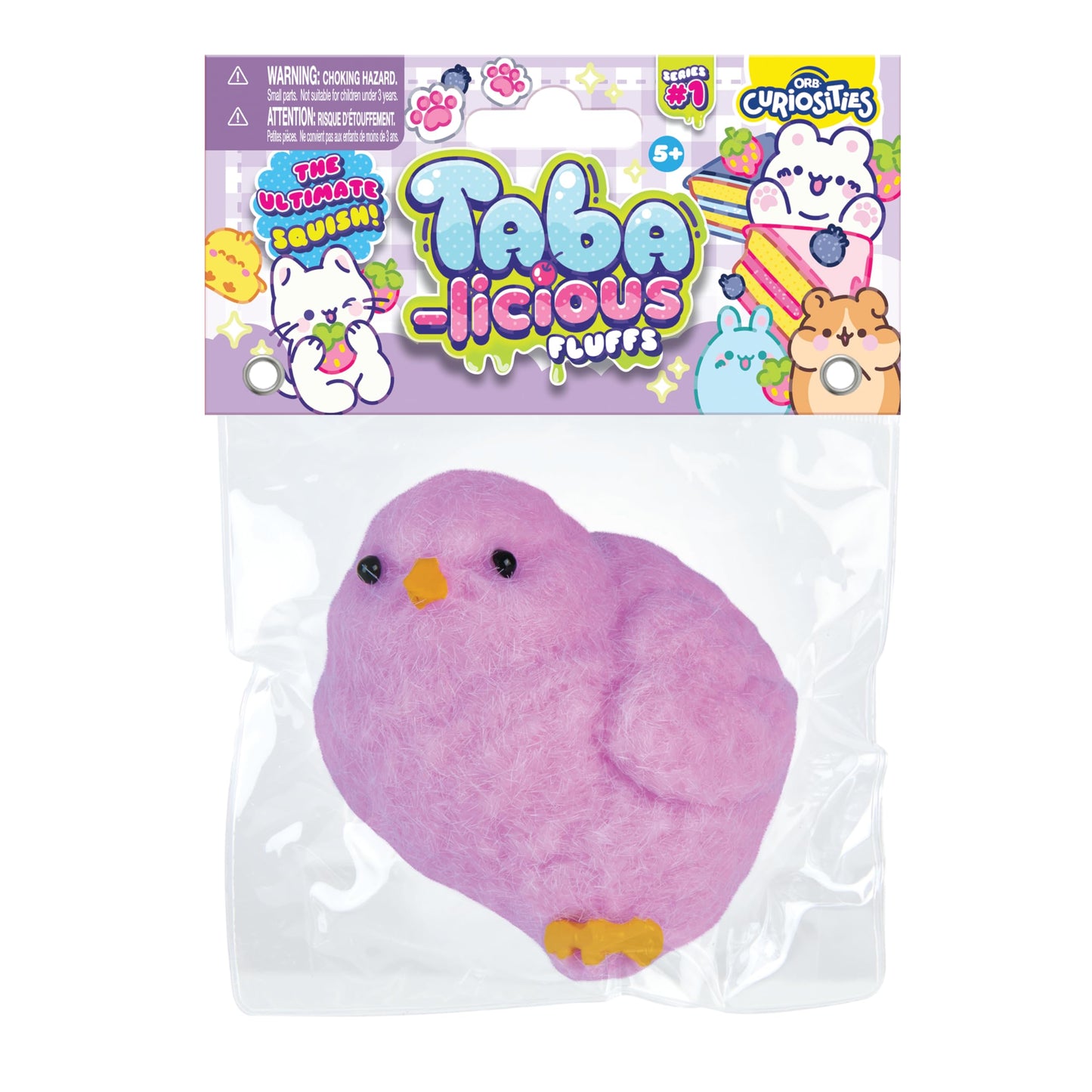ORB TABA Pink Chick Squishy – Soft Fidget Toy by The Orb Factory