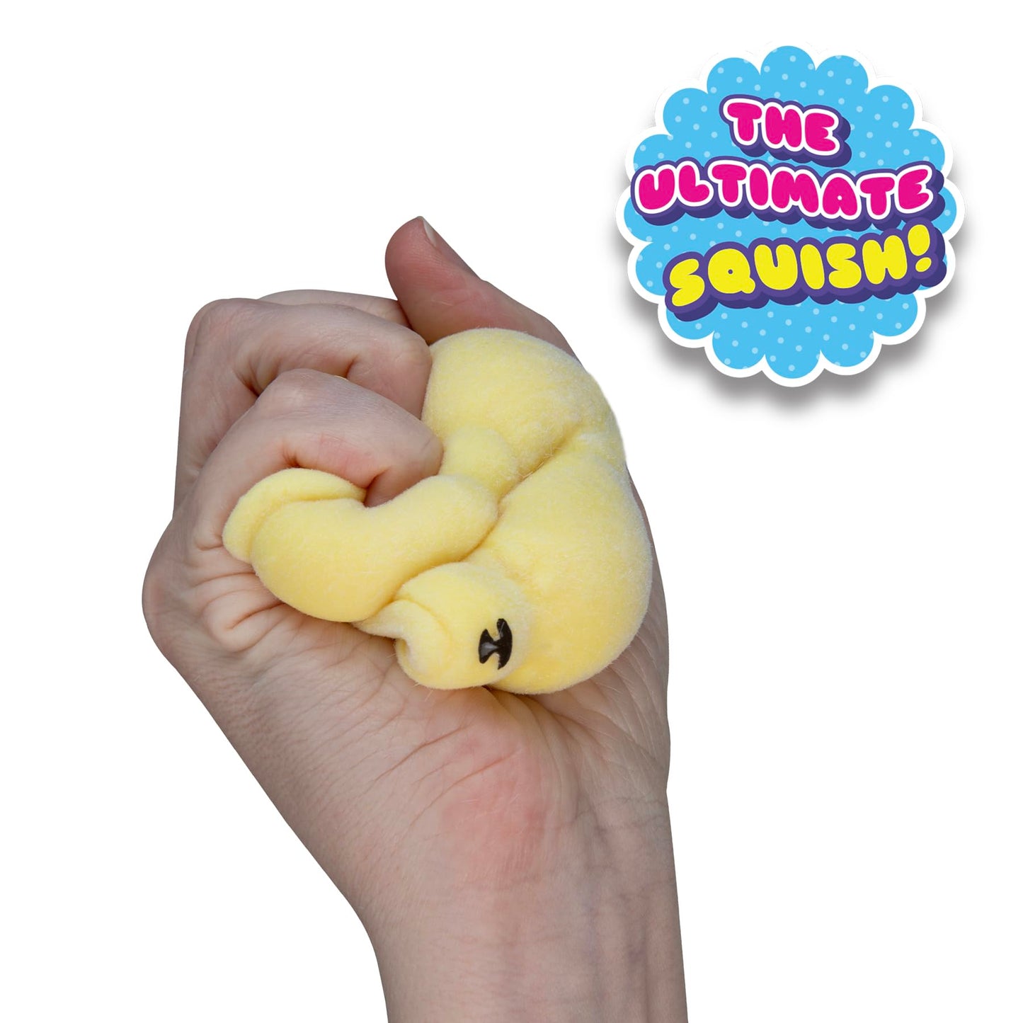 ORB Tabalicious Fluffs TABA Dog Yellow – Fuzzy Squishy Toy by The Orb Factory