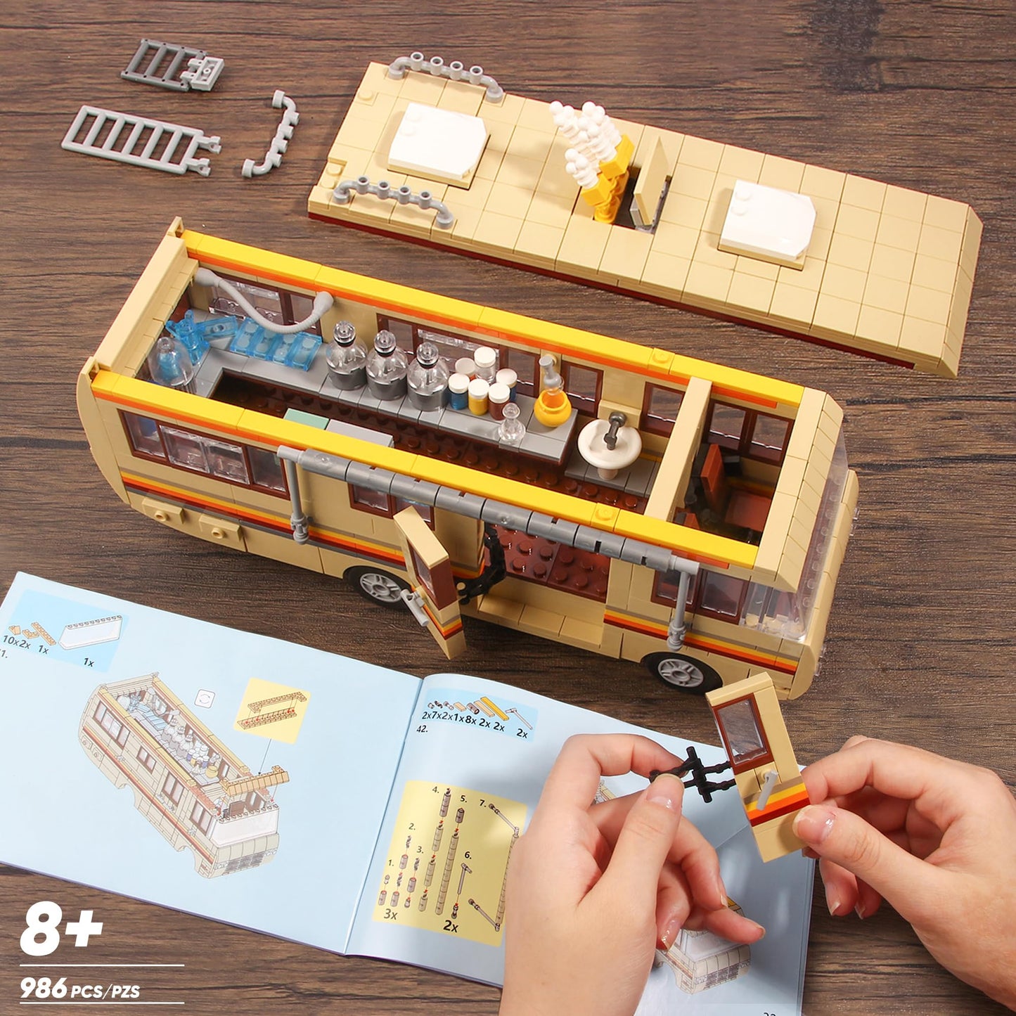 OrbBlaster Rvs for Break Bad Building Set | Upgraded Camper Van Toy for Ages 8-12