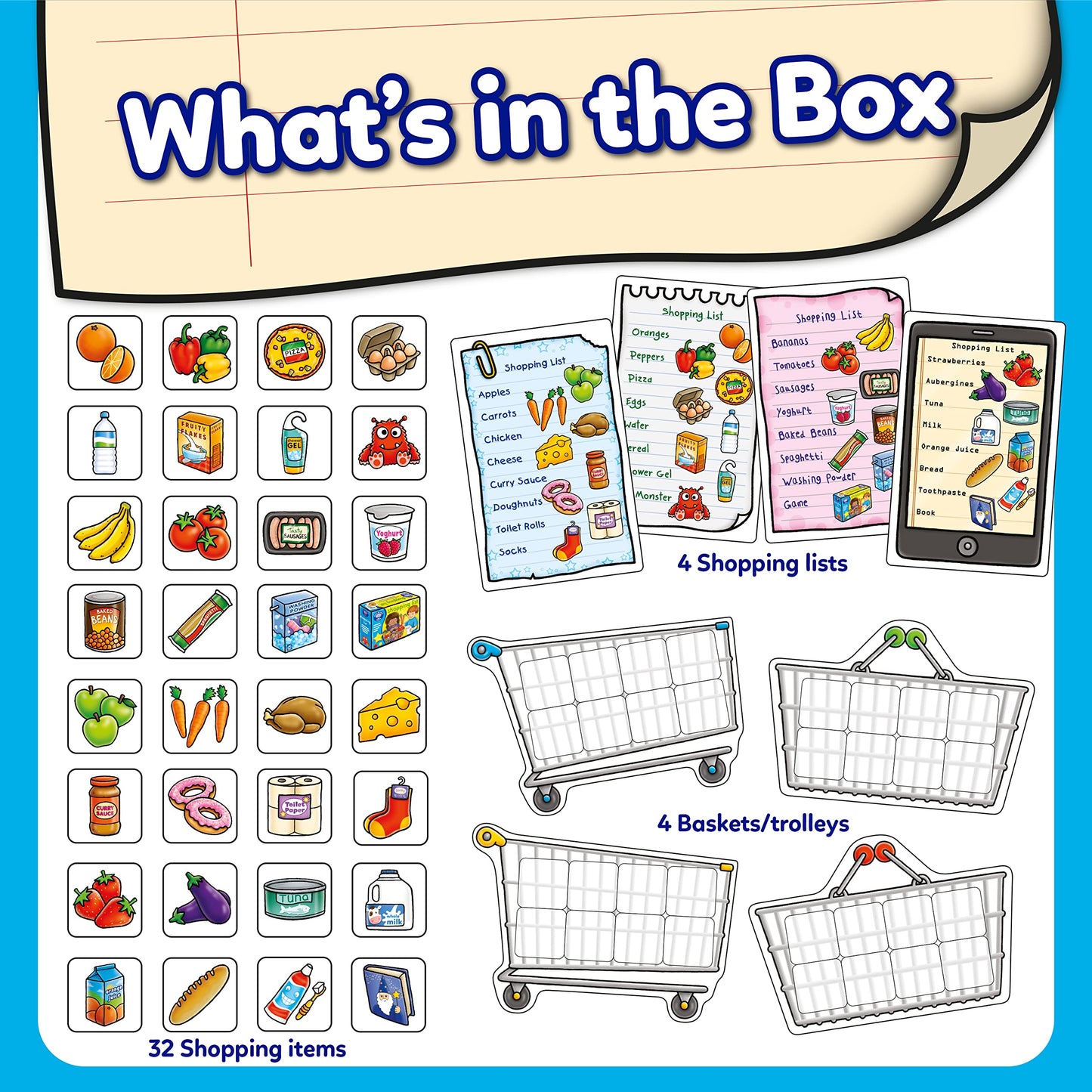 Orchard Toys Shopping List – Educational Memory Game (Ages 3-7) | Home Learning