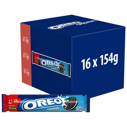 Oreo Original Biscuits PMP 154g (Box of 16)