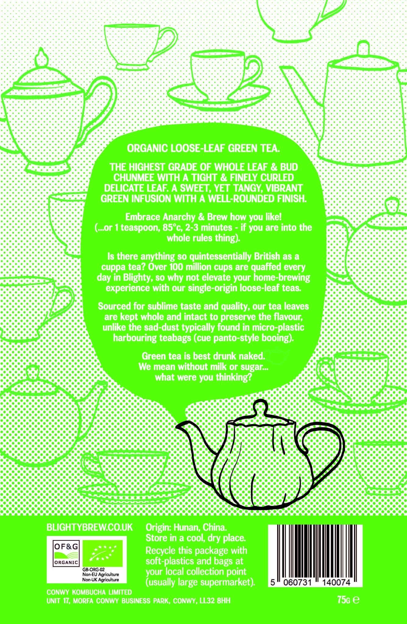 Organic Loose-Leaf Chunmee Green Tea