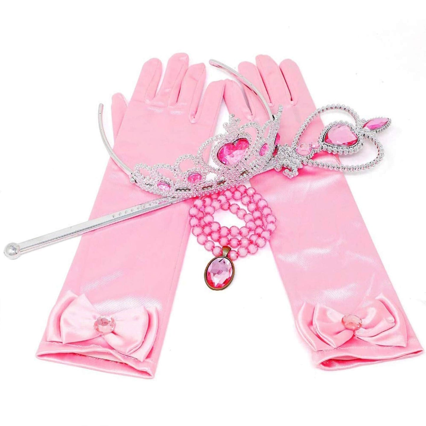 Orgrimmar Princess Dress Up Accessories — Gloves, Tiara, Crown, Wand & Jewelry for Kids