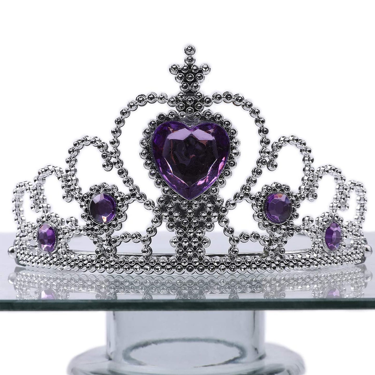 Orgrimmar Princess Dress Up Kit (Purple) — Gloves, Tiara, Wand, Necklace & Earrings