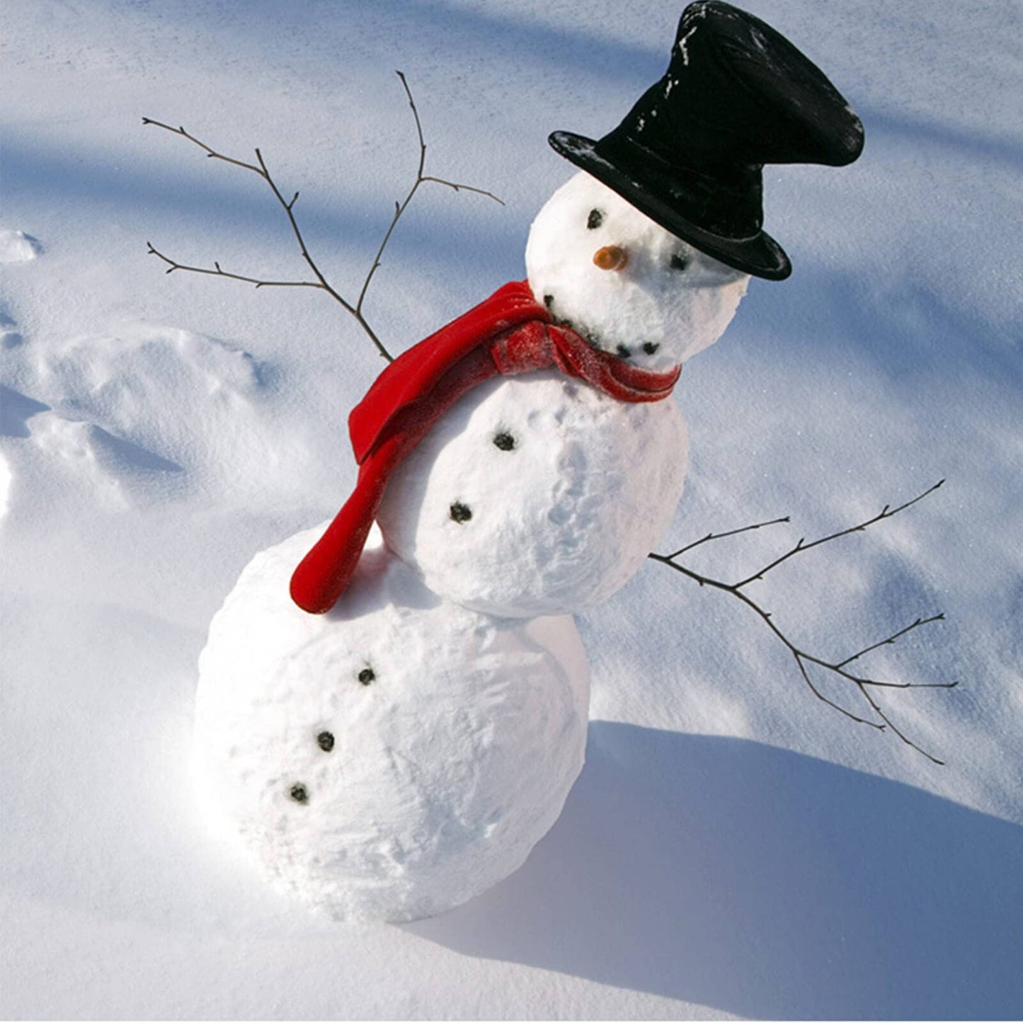 Orgrimmar Snowman Decorating Kit – Durable Snowman Making Kit (Medium)
