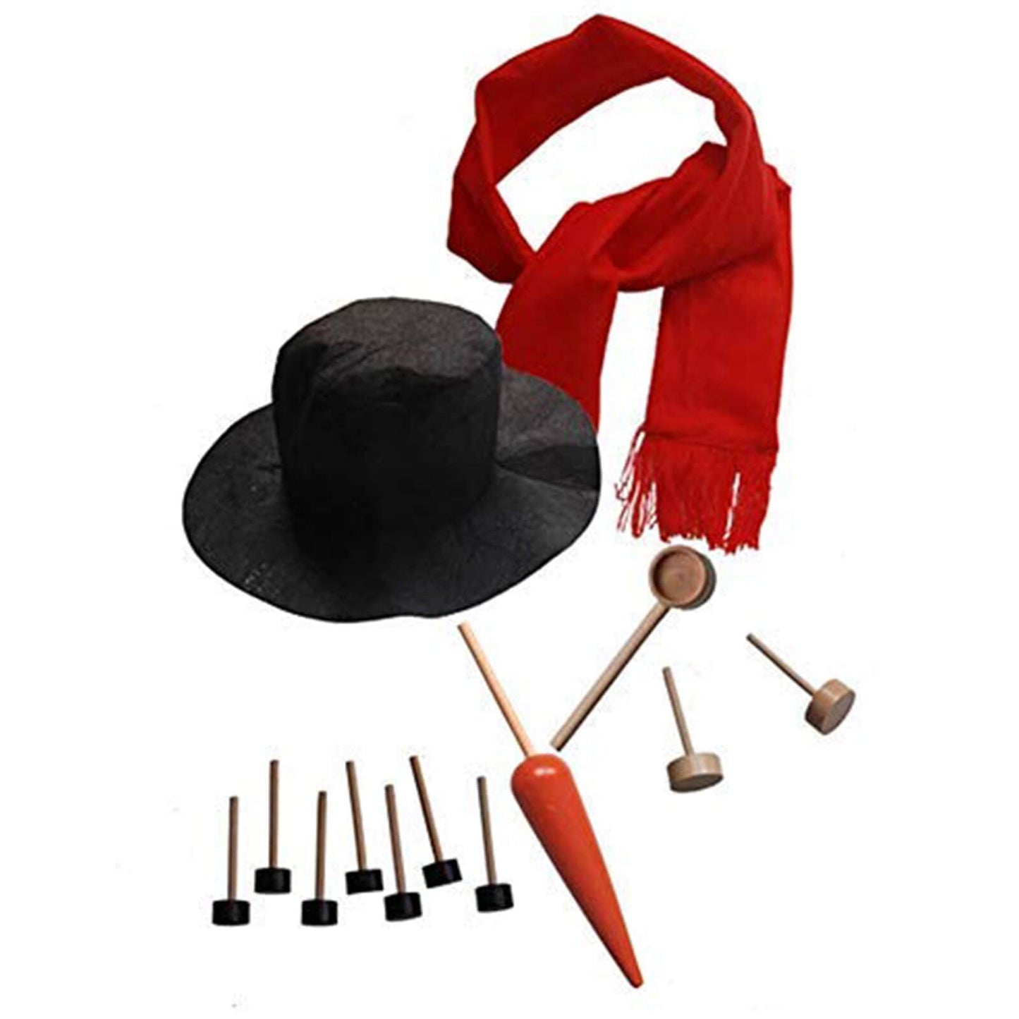 Orgrimmar Snowman Decorating Kit – Durable Snowman Making Kit (Medium)