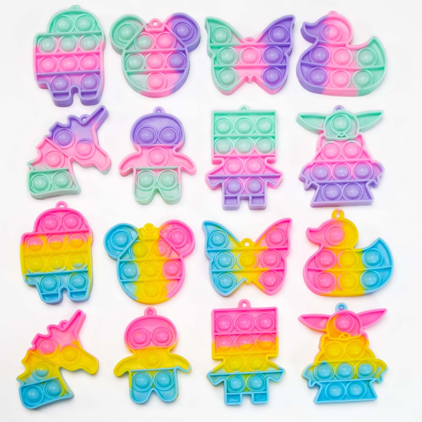 ORIENTAL CHERRY Valentines Day Gifts for Kids – 24 Valentines Cards with Pop Bubbles (Bulk Set)