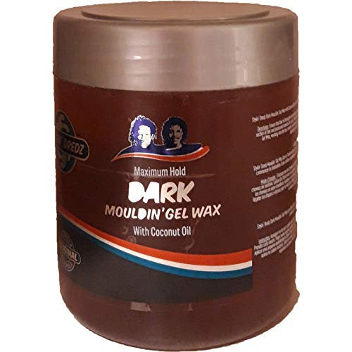 Stylin' Dredz Dark Mouldin' Gel Wax with Coconut Oil | Superior Hold & Enhanced Dark Tones for Locs & Dreadlocks