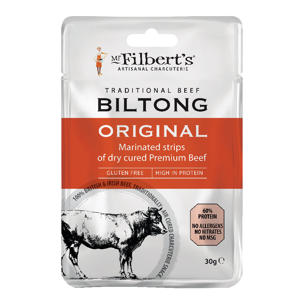 Mr Filbert's Original Traditional Beef Biltong (25g)