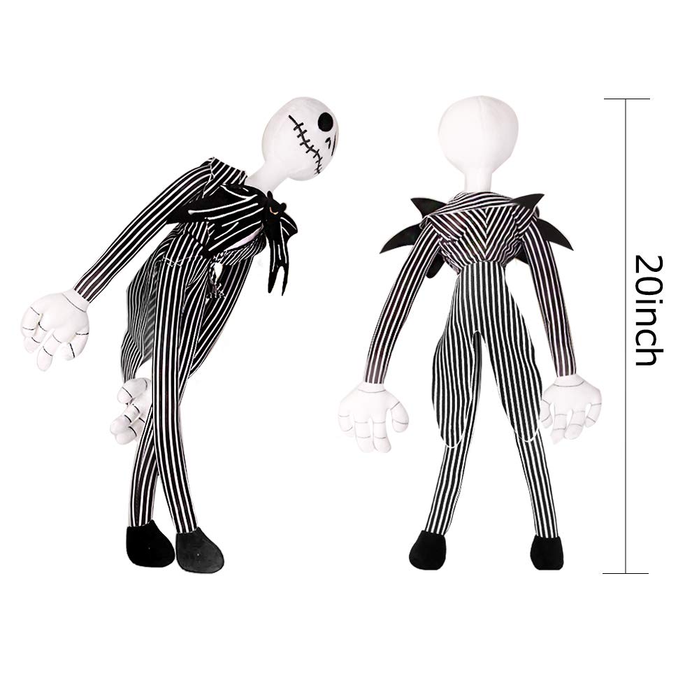 Originalidad Nightmare Before Christmas Jack Skellington Plush Doll – 20-Inch Pumpkin King