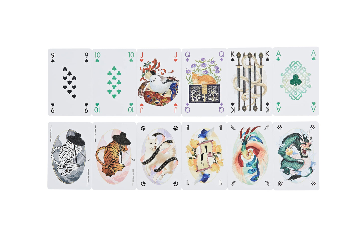 oroora Bohwa Card: Tichu Board Game + Case, 100% Waterproof Plastic Playing Cards, Poker Size