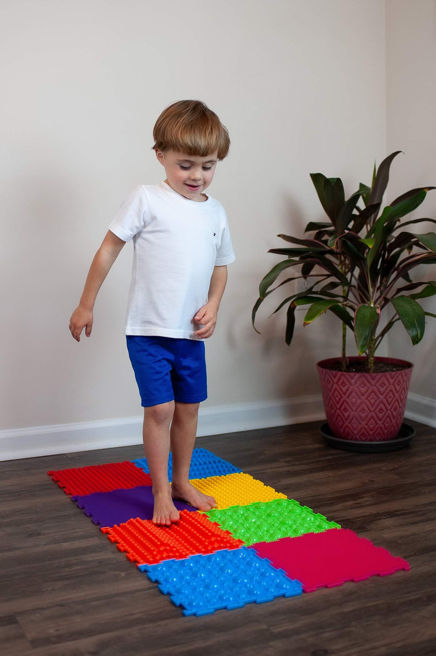 OrthoDon Massage Sensory Mat Module Game Mat – Orthopedic Puzzle Floor Mats for Kids & Adults