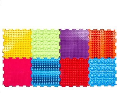 OrthoDon Massage Sensory Mat Module Game Mat – Orthopedic Puzzle Floor Mats for Kids & Adults