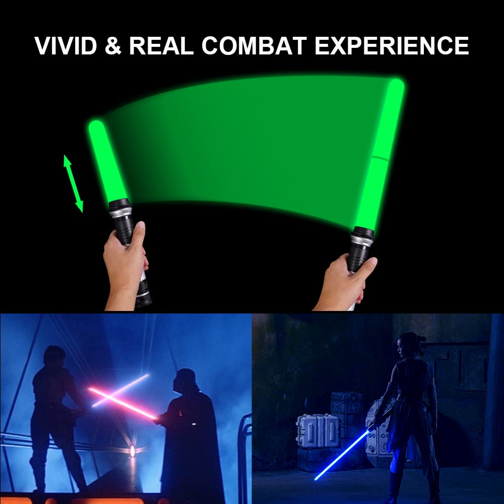 OSDUE Light Up Saber with Sound – 7-Color Retractable LED Lightsaber for Kids & Cosplay