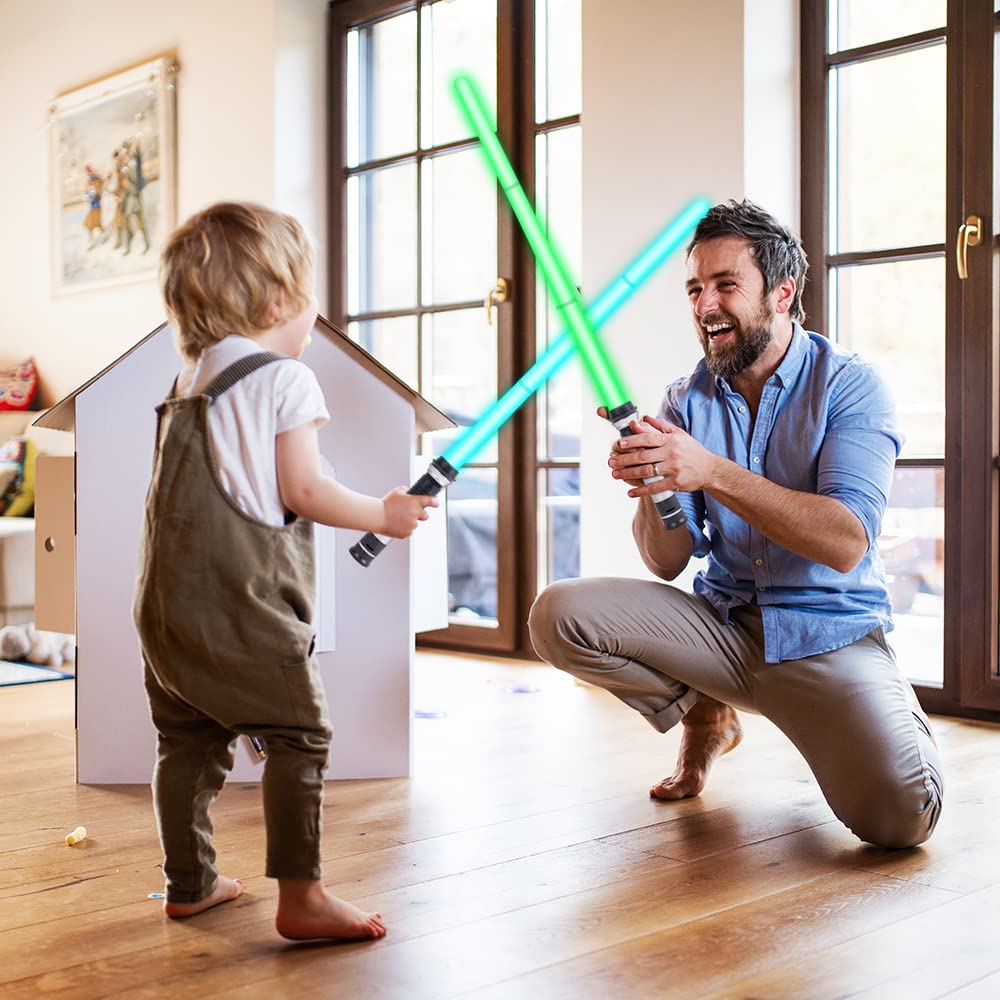 OSDUE Light Up Saber with Sound – 7-Color Retractable LED Lightsaber for Kids & Cosplay