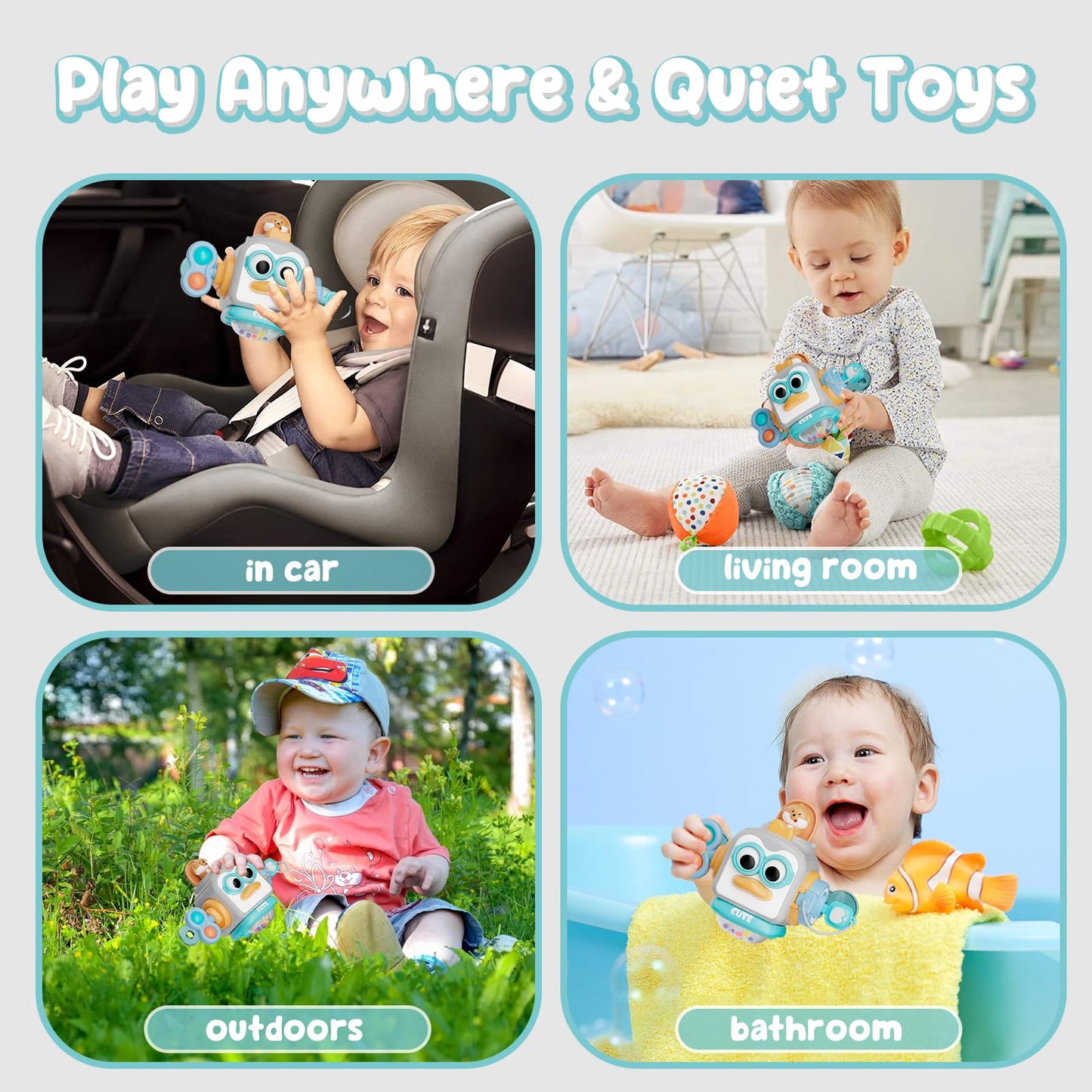 OSIMILY Montessori Busy Cube: Sensory & Fine Motor Toys for 1-Year-Olds