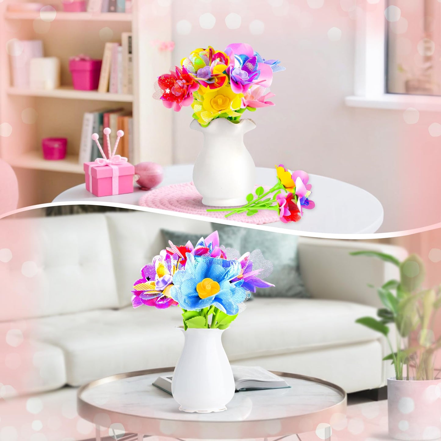 Osllate Upgraded Flower Bouquet Accessories Set – DIY 36-Flower Kit