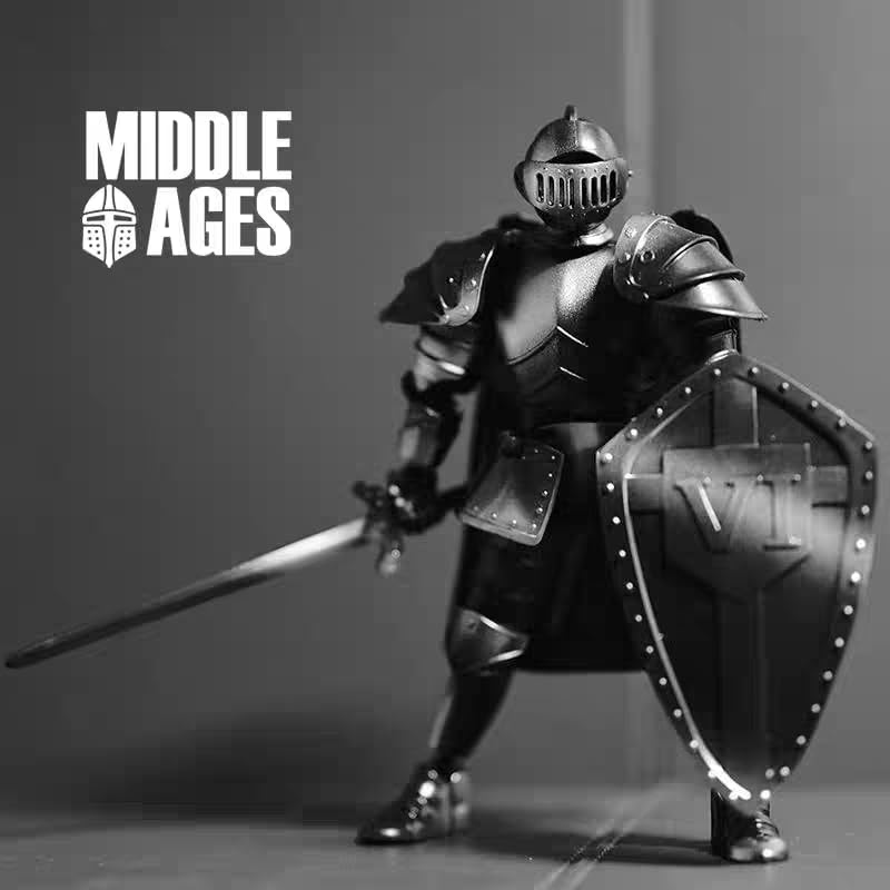 Osmanthus Bloom Medieval Knight Armor Action Figure - Multi-Joint PVC Figure (5.5 inches)