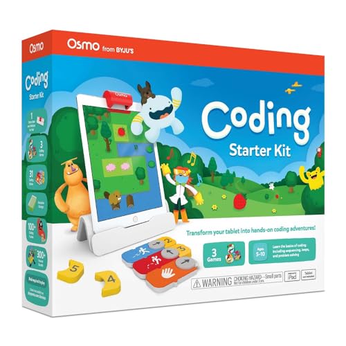 Osmo Coding Starter Kit for iPad – Learn to Code (Ages 5-10+)