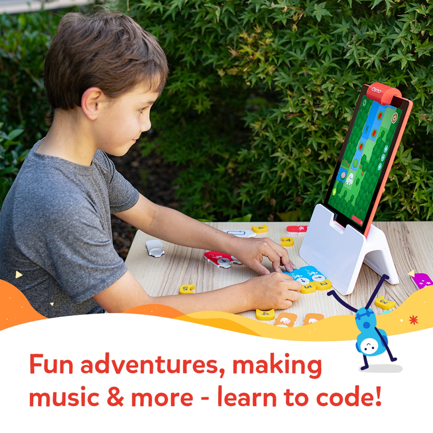 Osmo Coding Starter Kit for Fire Tablet – Learn to Code with Awbie, Jam & Duo | Ages 5-10+