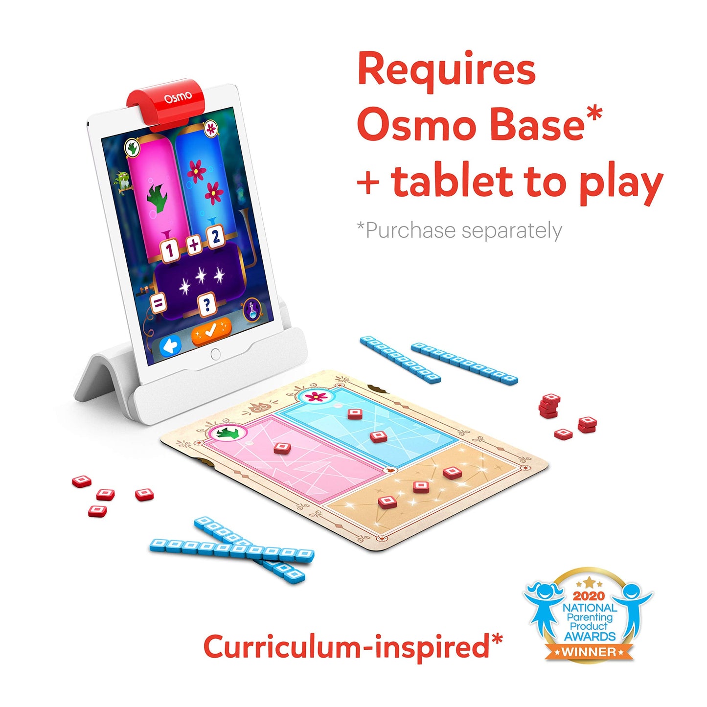 Osmo Math Wizard & The Magical Workshop – Addition & Subtraction STEM Toy for Kids 6-8 (iPad & Fire)