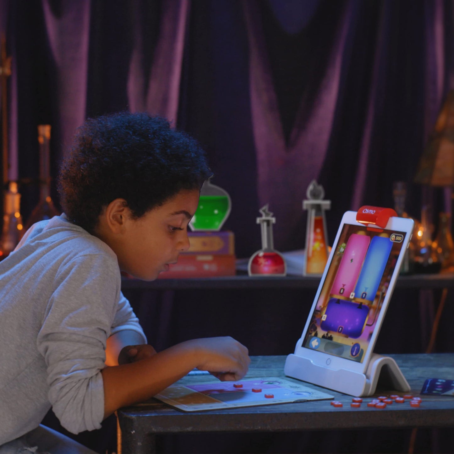 Osmo Math Wizard & The Magical Workshop – Addition & Subtraction STEM Toy for Kids 6-8 (iPad & Fire)