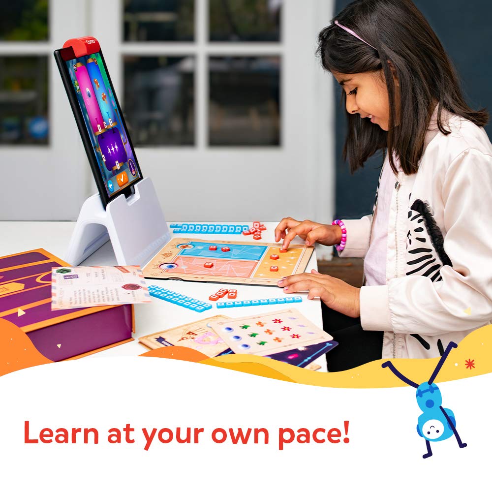 Osmo Math Wizard & The Magical Workshop – Addition & Subtraction STEM Toy for Kids 6-8 (iPad & Fire)