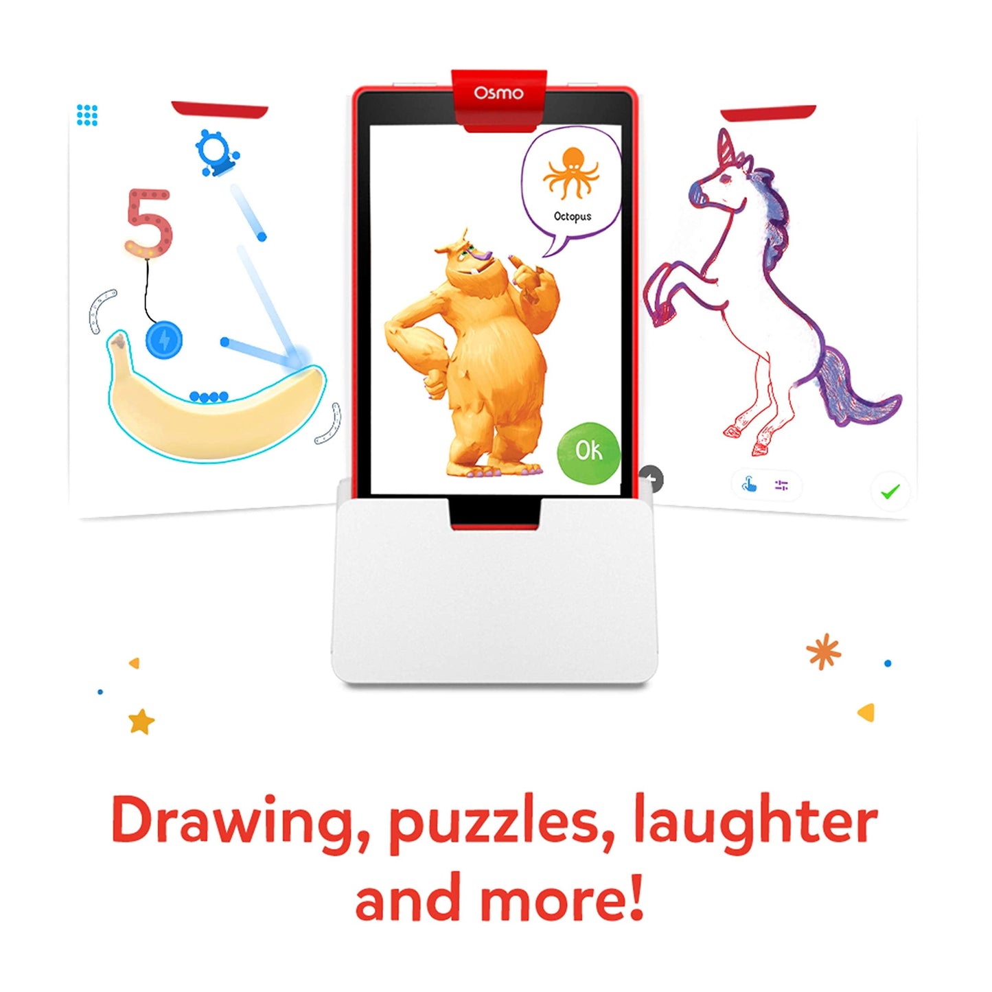 Osmo Creative Starter Kit for Fire Tablets — 3 STEM Games for Ages 5-10