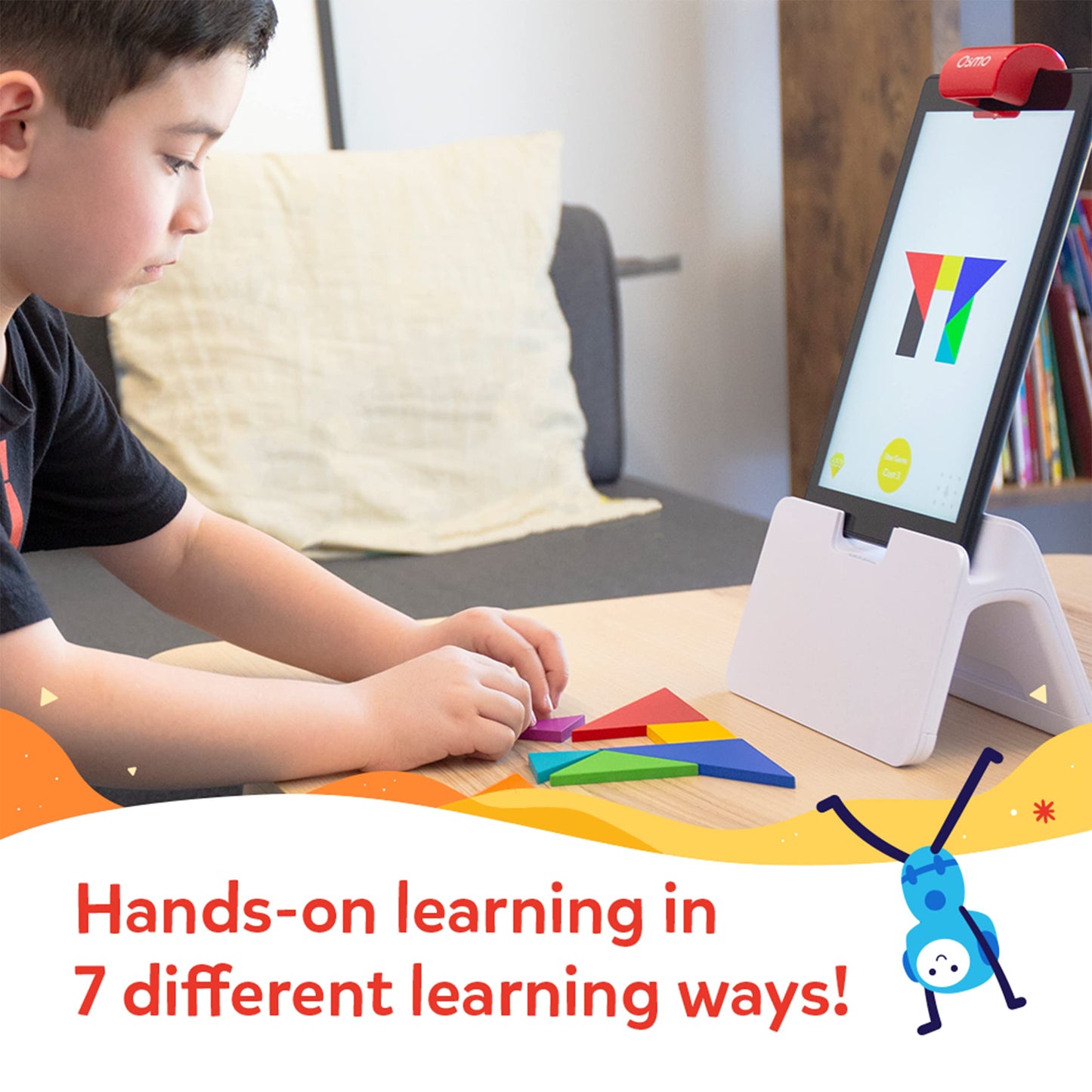 Osmo Genius Starter Kit for Fire Tablet – 7 Educational Games for Ages 6-10 (Amazon Exclusive)