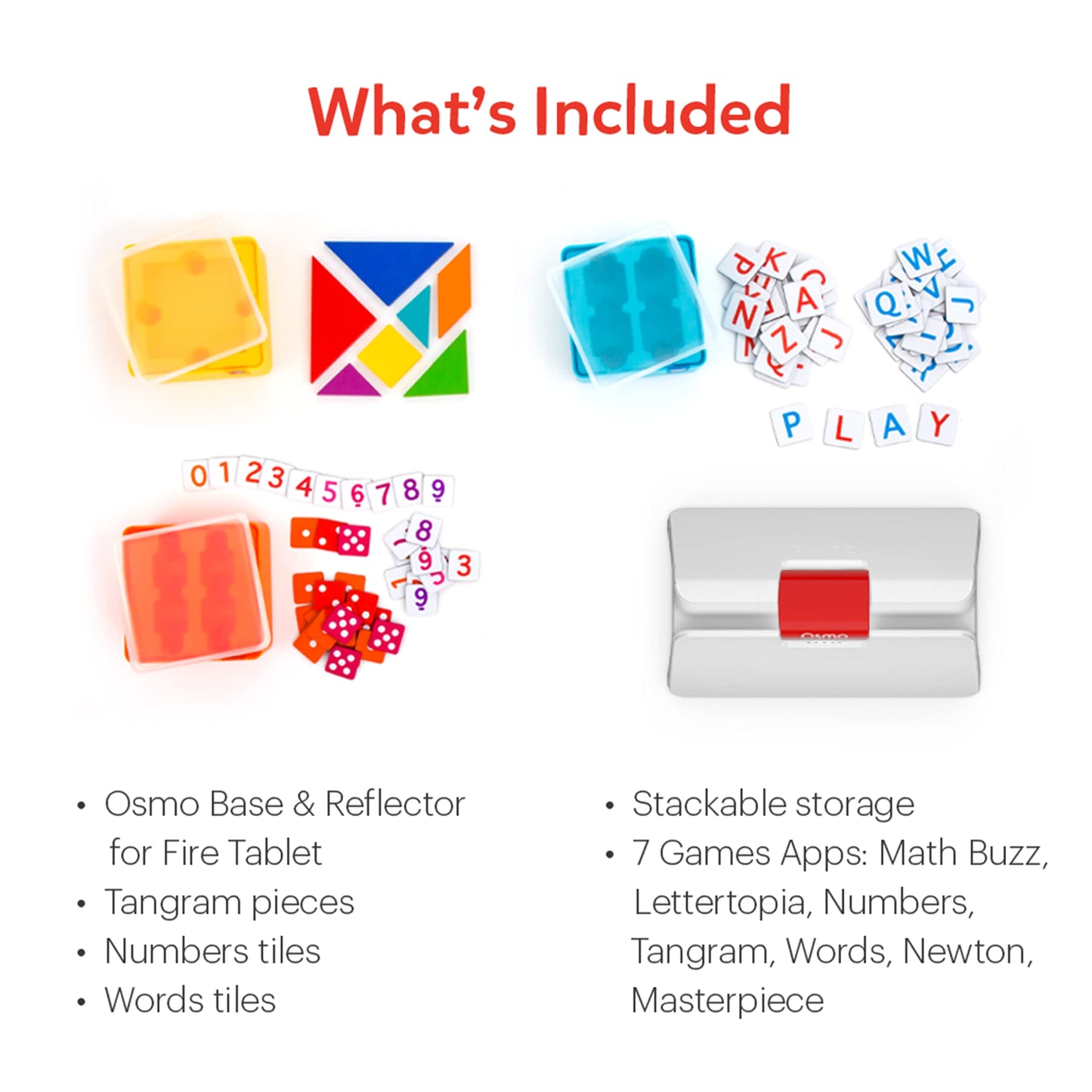 Osmo Genius Starter Kit for Fire Tablet – 7 Educational Games for Ages 6-10 (Amazon Exclusive)