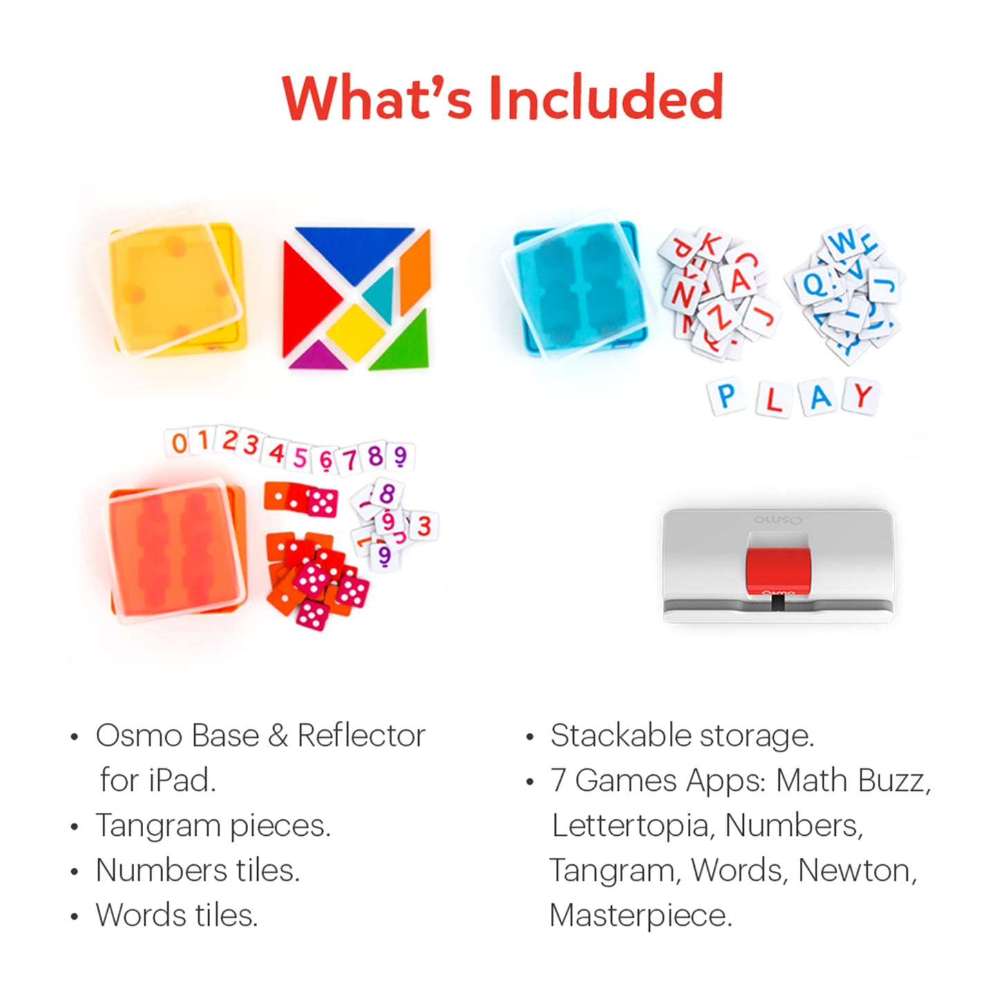 Osmo Genius Starter Kit for iPad | 7 Educational Games for Spelling, Math & More | Ages 6–10