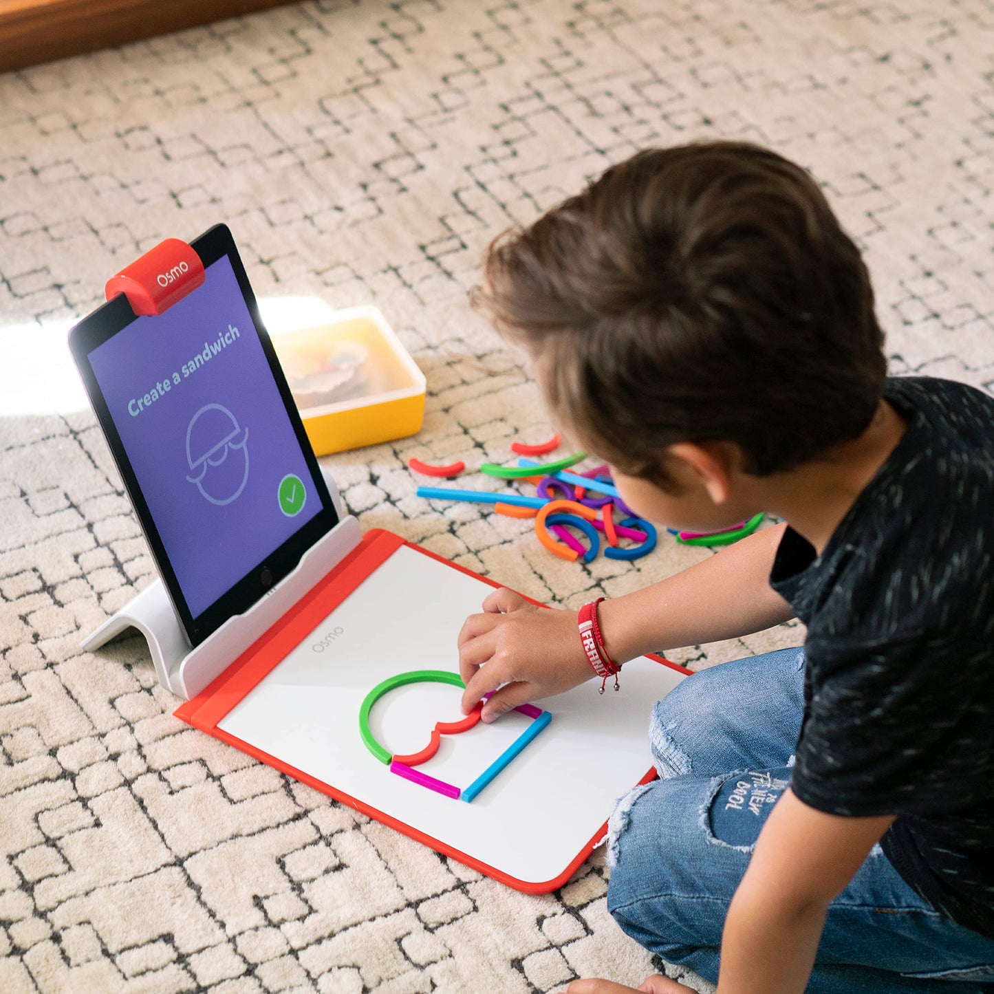 Osmo Little Genius Starter Kit for Fire Tablet – 6 Educational Games for Preschool (Ages 3–5)
