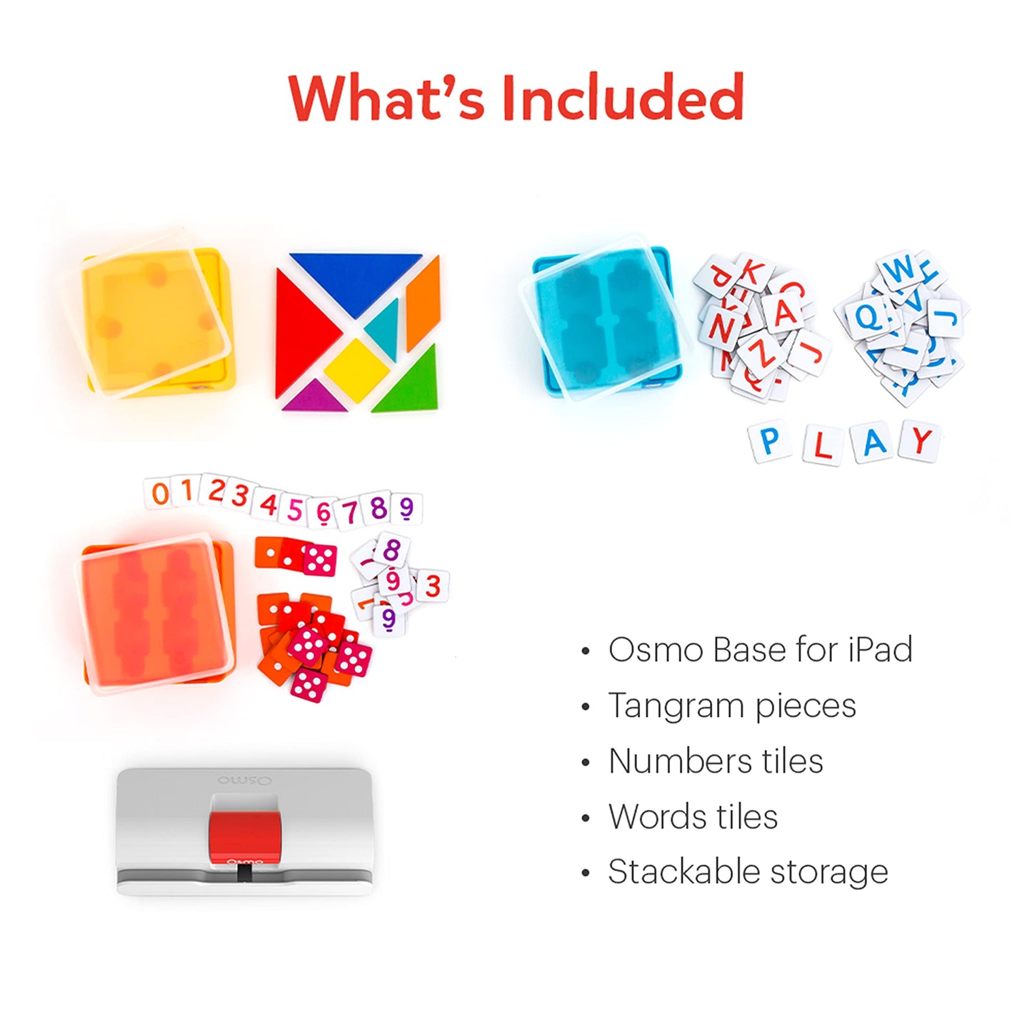 Osmo Genius Starter Kit for iPad – 5 Educational Games (Ages 6–10) – Base Included