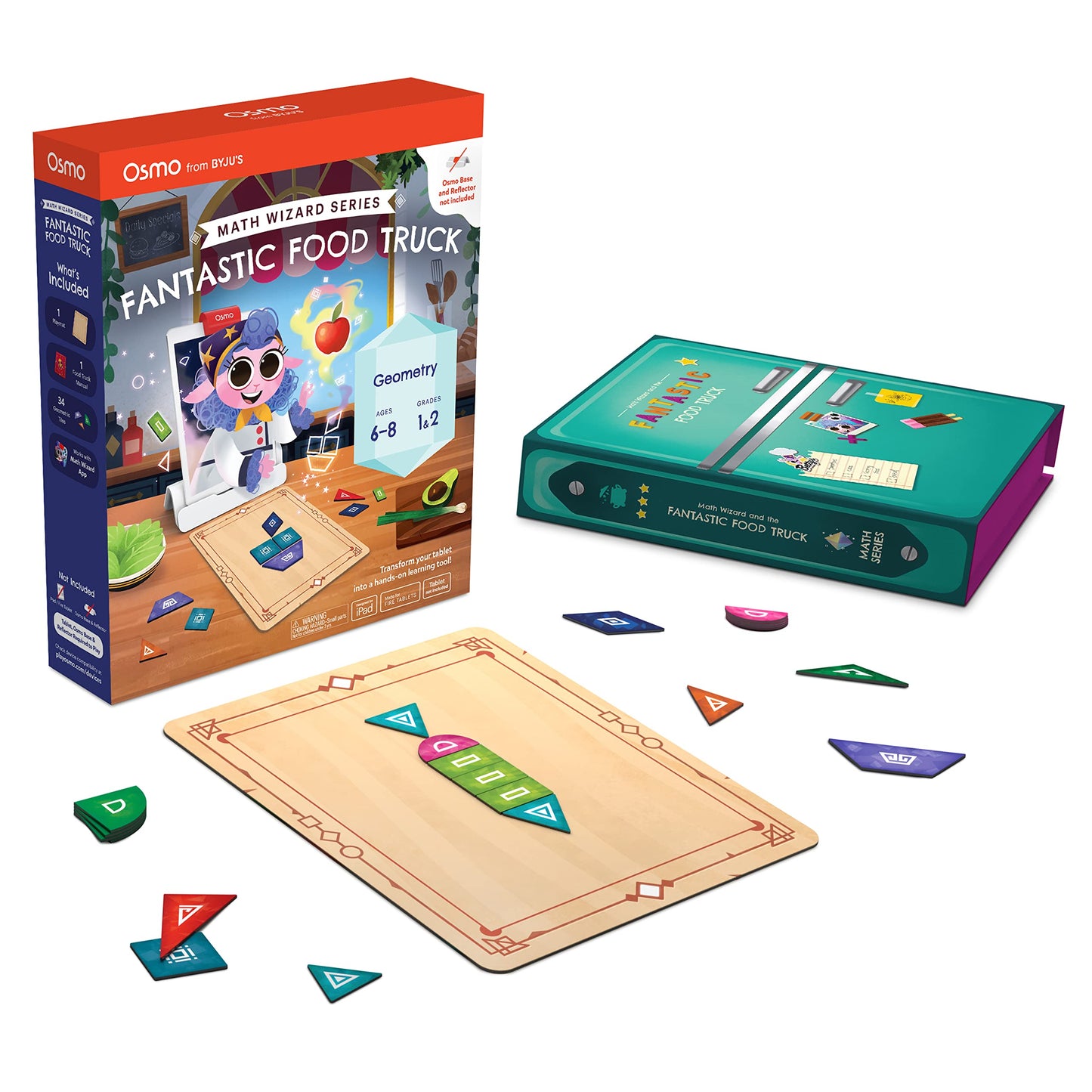Osmo Math Wizard & the Fantastic Food Truck Co. - Geometry STEM Toy for Kids 6-8